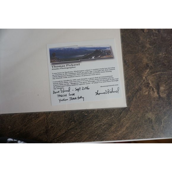 Thomas Pickerel Art Photography Print Alaska Yukon Moutain Bear